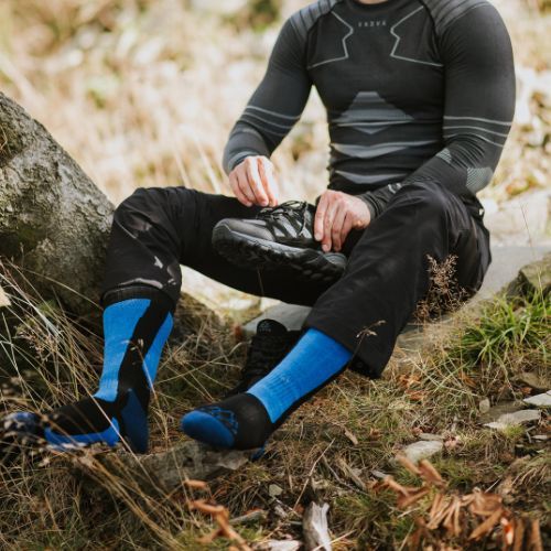KADVA Royco Socken schwarz/blau