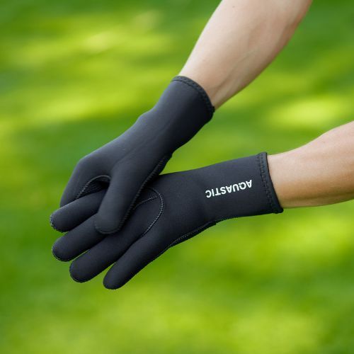 AQUASTIC Wintstick Neopren-Handschuhe 3 mm schwarz