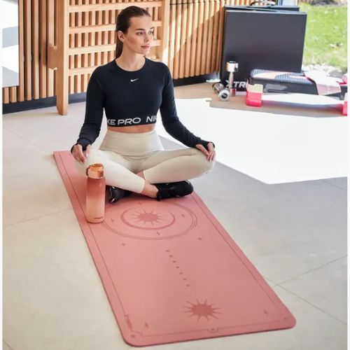 Yogamatte TREXO TXO-B4Z001-RD 6 mm Rot