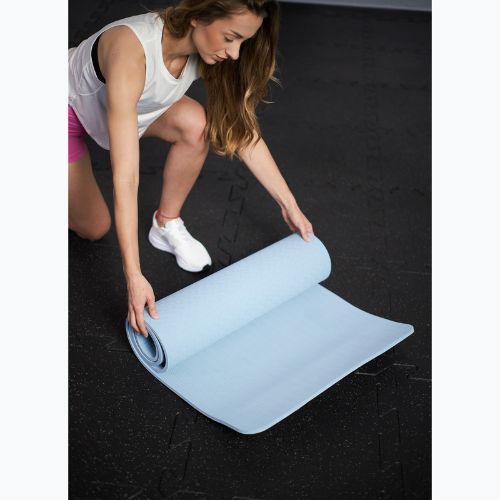 Fitnessmatte TREXO TXO-B4Z002-BL 10 mm Blau