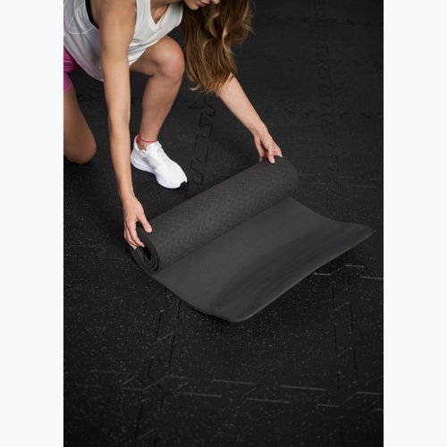 Fitnessmatte TREXO TXO-B4Z002-CH 10 mm Dunkelgrau