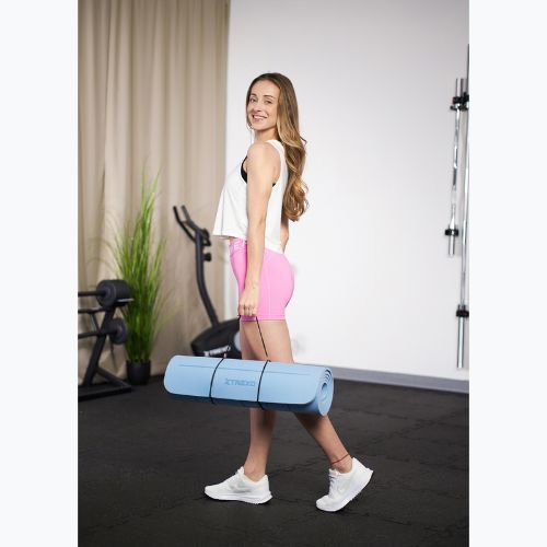 Fitnessmatte TREXO TXO-B4Z002-BL 6 mm Blau