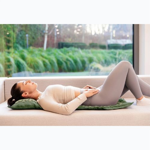 Akupressurmatte XTREXO ECO mit Kopfkissen TXO-B4Z006-GN Grün