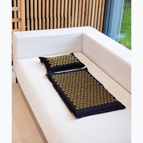 Akupressurmatte XTREXO ECO mit Kopfkissen TXO-B4Z006-BK Schwarz