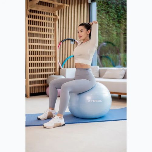 TREXO Gymball TXO-B4Z008-BL 65 cm blau