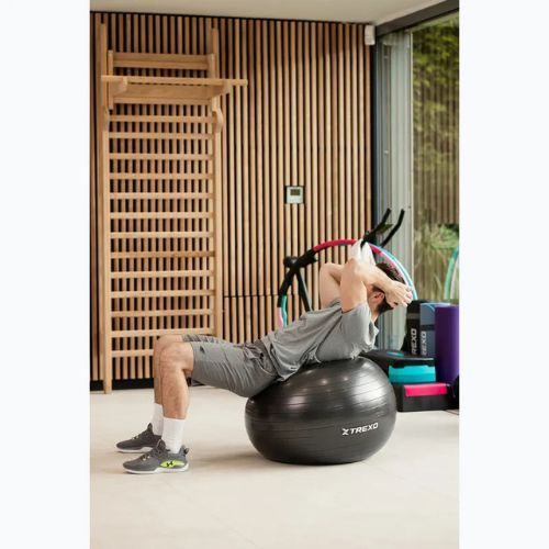 TREXO Gymball TXO-B4Z009-BK 75 cm schwarz