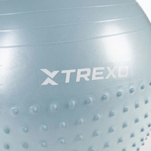 TREXO TXO-B4Z021-BL 65 cm blauer Massage-Gymnastikball