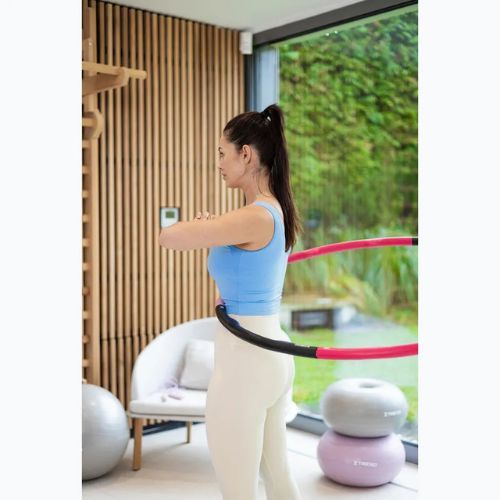 TREXO Hula-Hoop-Reifen mit Massagefunktion TXO-B4Z035-PK rosa