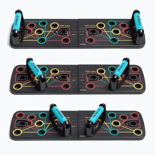 Multifunktionale Plattform mit Halterungen und Expander XTREXO faltbar TXO-B4Z045-BK Schwarz