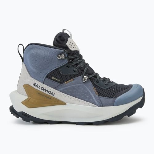 Salomon Elixir Mid GTX Herren-Wanderstiefel dark navy/grisaille/grauviolett