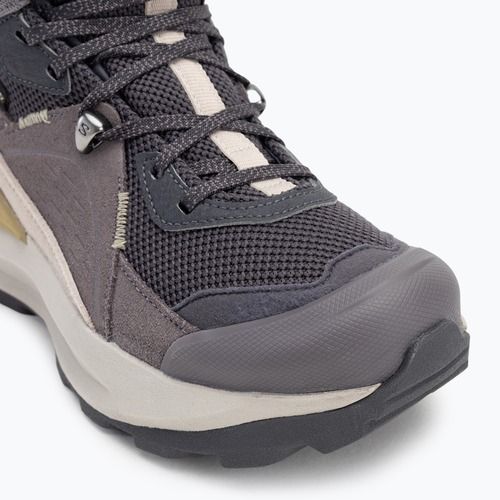 Wanderschuhe Damen Salomon Elixir Mid GTX nine iron/shark/silver cloud