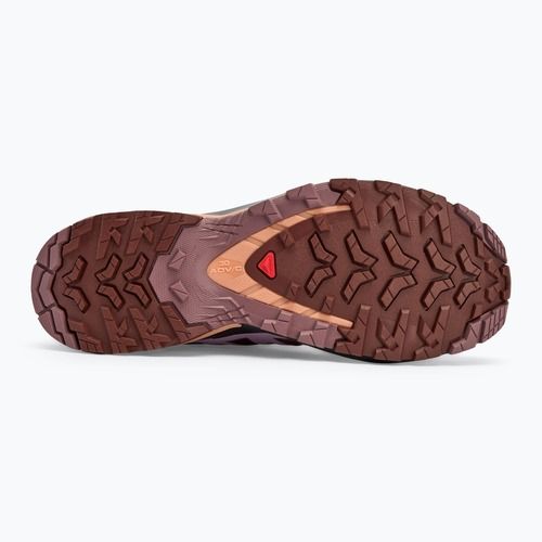 Damen Laufschuhe Salomon XA PRO 3D V9 Rum Rosine/Orchidee Bouquet/Kanyon Ton