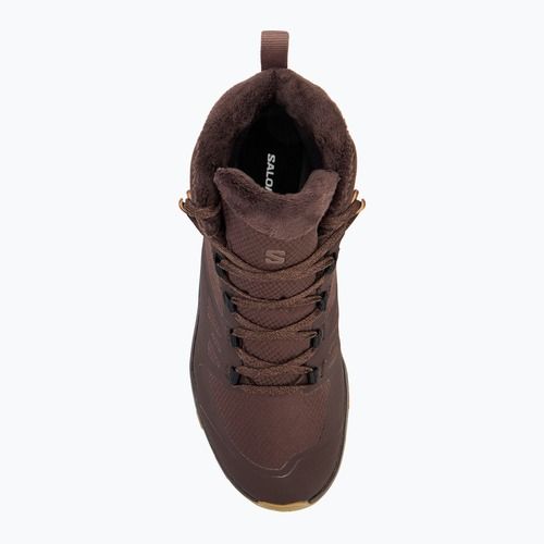 Salomon Outsnap CSWP Damen Wanderschuhe schwarz Kaffee/Pfefferkorn/Gum