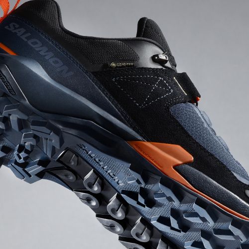 Schuhe Trekking Herren Salomon X Ultra Alpine GTX grisaille/black/red orange