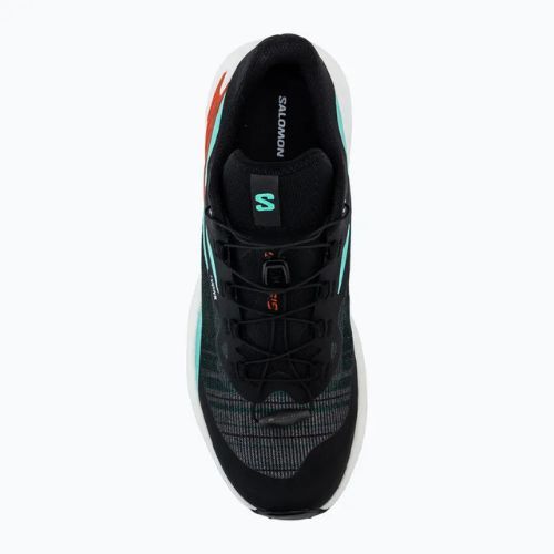 Salomon Genesis Herren Laufschuhe braun/elektrisch grün/kirschrot
