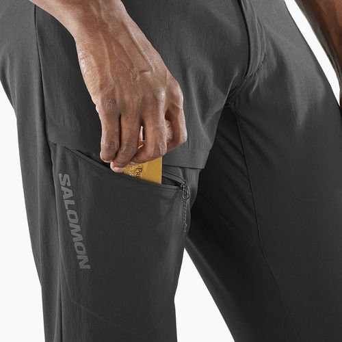 Herren-Trekkinghose Salomon Wayfarer tiefschwarz