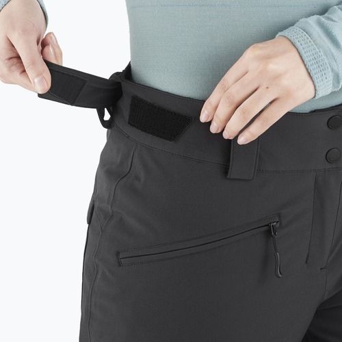 Damen-Skihose Salomon Edge tiefschwarz