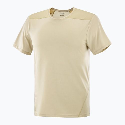 Herren Salomon Outline weißes Pfeffer-Trekking-T-Shirt