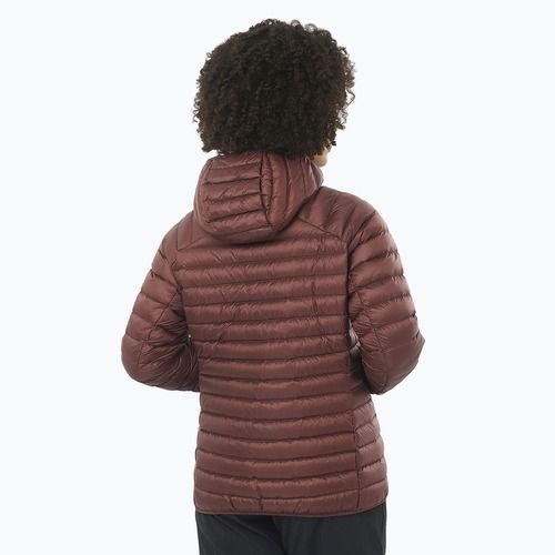 Damen Salomon Elixir Micro Down Jacke Hd Rum Rosine