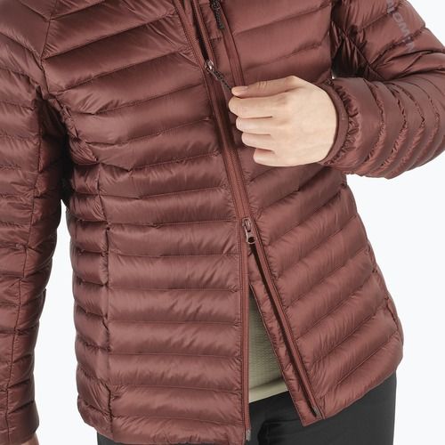Damen Salomon Elixir Micro Down Jacke Hd Rum Rosine