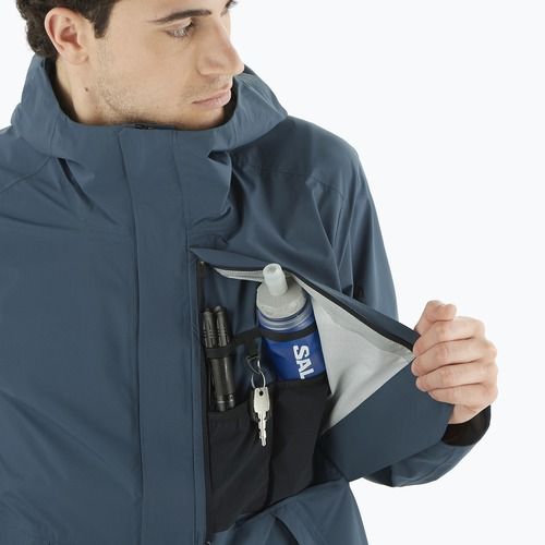 Salomon Outerpath Pro Herren Regenjacke midnight navy