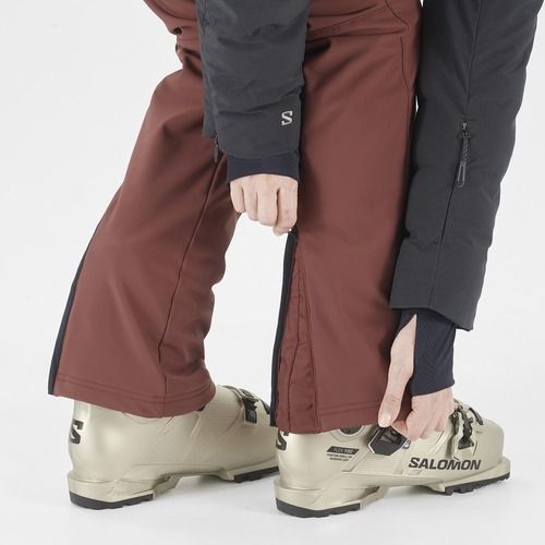 Skihose Damen Salomon Reason rum raisin