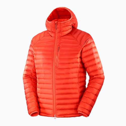 Männer Salomon Elixir Micro Down Jacket Hd Kirsche Tomate