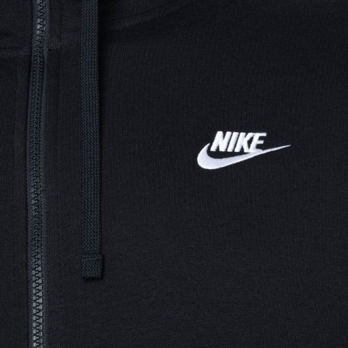 Hoodie Herren Nike Sportswear Club Hoodie FZ black/black/white