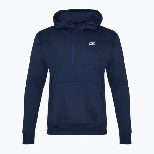 Sweatshirt Hoodie Herren Nike Sportswear Club Fleece Hoodie midnight navy/midnight navy/white