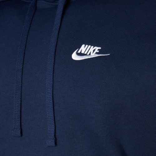 Sweatshirt Hoodie Herren Nike Sportswear Club Fleece Hoodie midnight navy/midnight navy/white