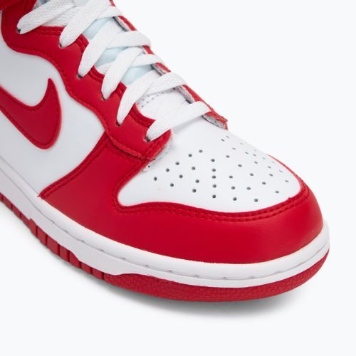 Nike Dunk High weiß/universitätsrot Schuhe