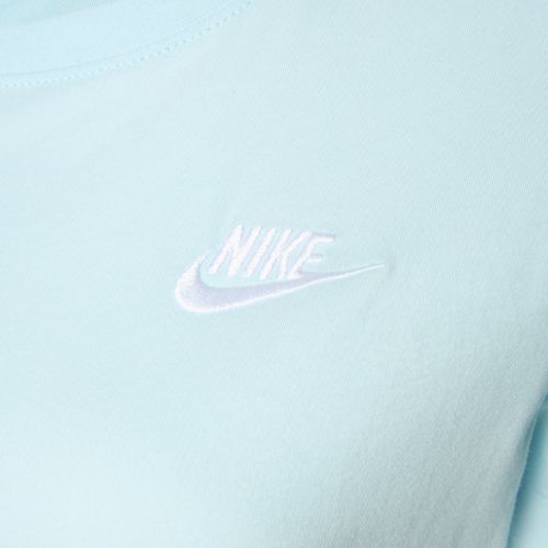 Shirt Damen Nike Sportswear Club Essentials glacier blue/white