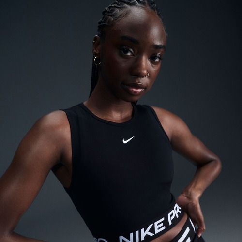 Trainings Tank Top Damen Nike Pro Dri-Fit black/white