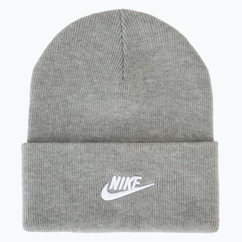 Wintermütze Nike Peak Futura Beanie dark grey heather/white