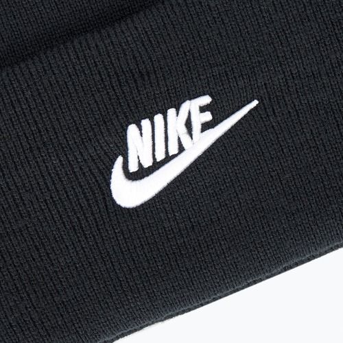 Wintermütze Nike Peak Futura Beanie black/white