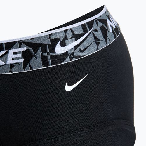 Nike Everyday Cotton Stretch Brief für Männer 3 Paar schwarz/grün/schwarz