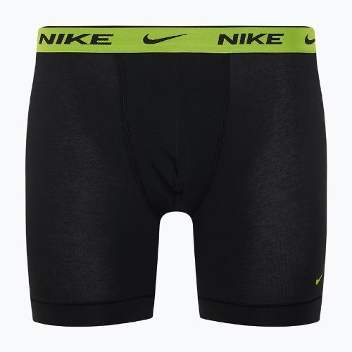 Nike Everyday Cotton Stretch Herren Boxershorts 3 Paar cyber schwarz/grau/dunkel pony