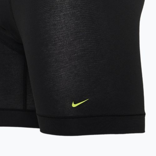 Nike Everyday Cotton Stretch Herren Boxershorts 3 Paar cyber schwarz/grau/dunkel pony