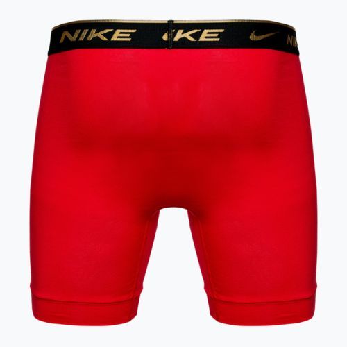 Herren Nike Everyday Cotton Stretch Boxershorts 3 Paar schwarz silber/rot gold/schwarz gold