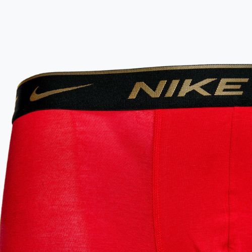 Herren Nike Everyday Cotton Stretch Boxershorts 3 Paar schwarz silber/rot gold/schwarz gold
