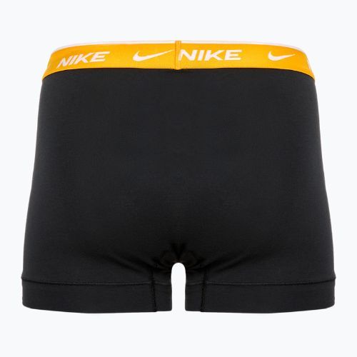 Herren Boxershorts Nike Everyday Cotton Stretch Trunk 3 Paar schwarz/gold/hyper crimson