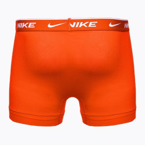 Herren Boxershorts Nike Everyday Cotton Stretch Trunk 3 Paar Team orange/uni rot/schwarz