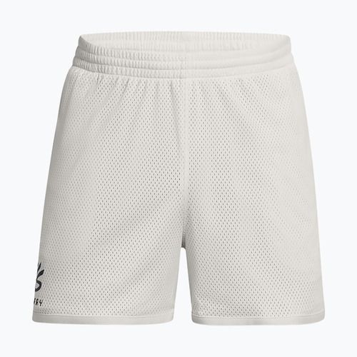 Under Armour Herren Basketball-Shorts Curry Splash Short weiß Ton/schwarz