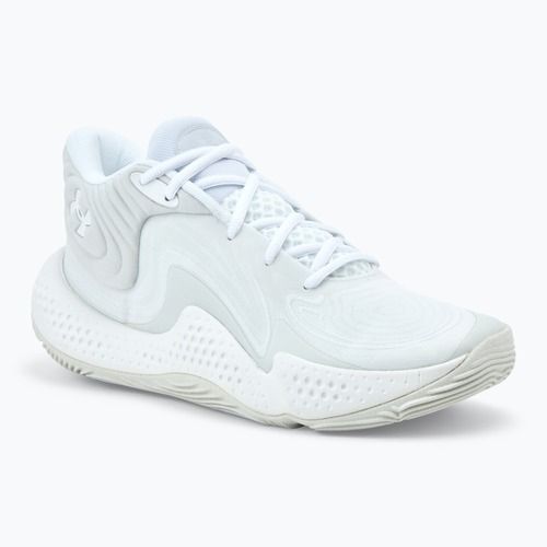 Under Armour Spawn 6 weiß/distanziert grau/weiß Ton Basketballschuhe