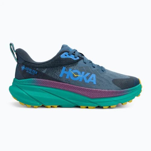 Damen Laufschuhe HOKA Challenger 7 GTX real teal/tech green