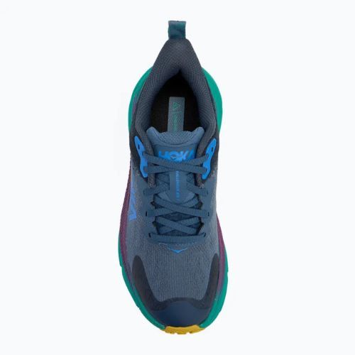 Damen Laufschuhe HOKA Challenger 7 GTX real teal/tech green