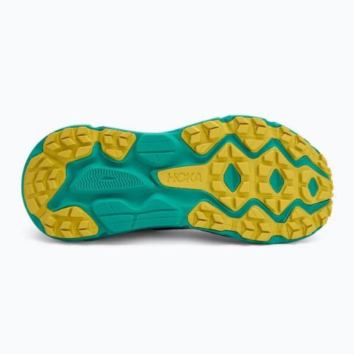 Damen Laufschuhe HOKA Challenger 7 GTX real teal/tech green