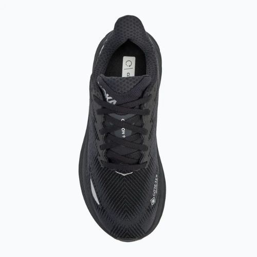Damen Laufschuhe HOKA Clifton 9 GTX schwarz/schwarz