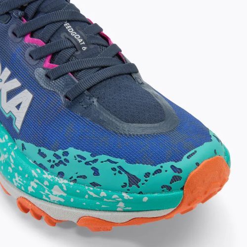 Damen Laufschuhe HOKA Speedgoat 6 varsity navy/meteor