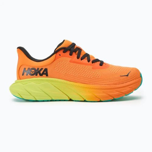Damen Laufschuhe HOKA Arahi 7 electric tangerine/schwarz